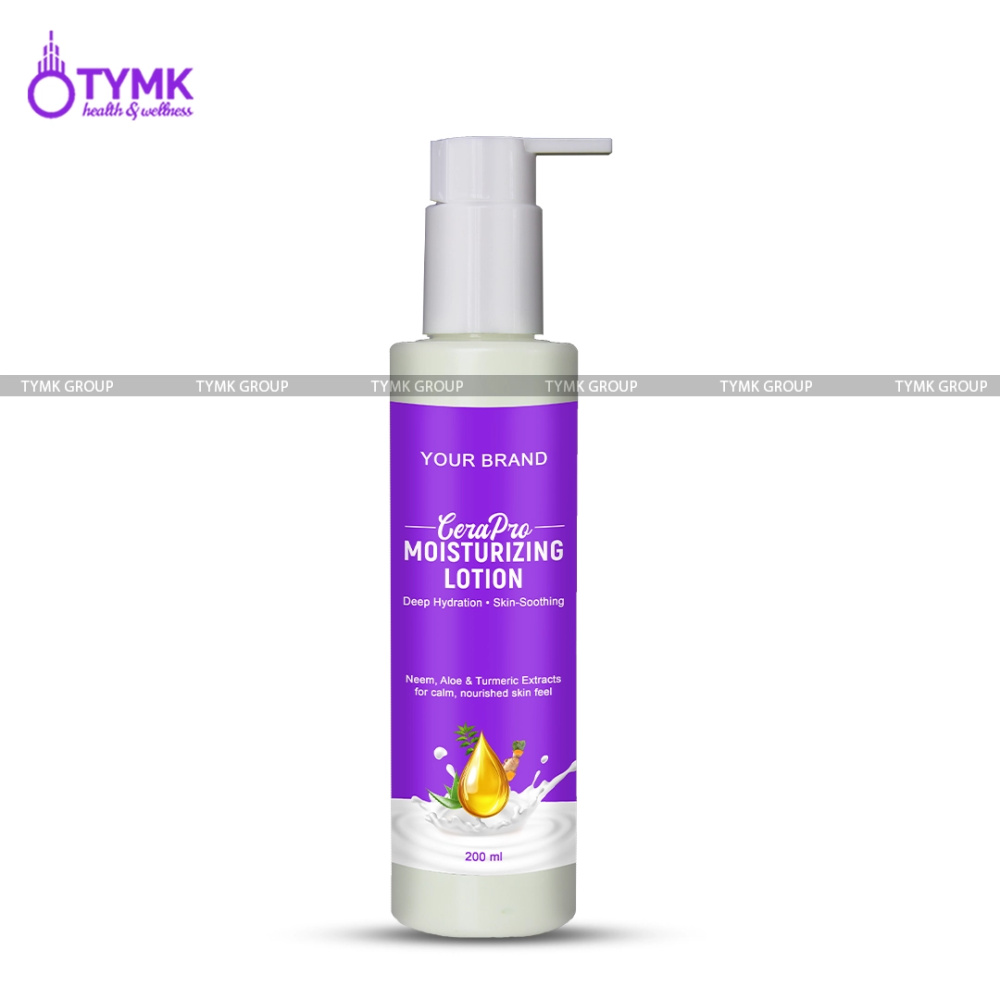 CeraPro Moisturizing Lotion (WITH - Ceramide Complex, Panthenol, Salicylic Acid, Glycolic Acid, Lactic Acid, Turmeric & Neem Extract, Almond Oil, Probiotics)