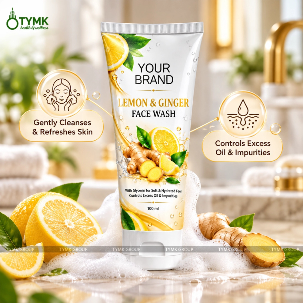 Lemon 🍋 & Ginger Face Wash (paraben Free)