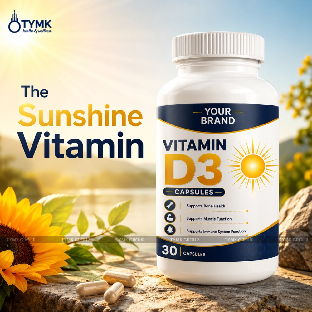 Vitamin D3 Capsules (1000 IU)