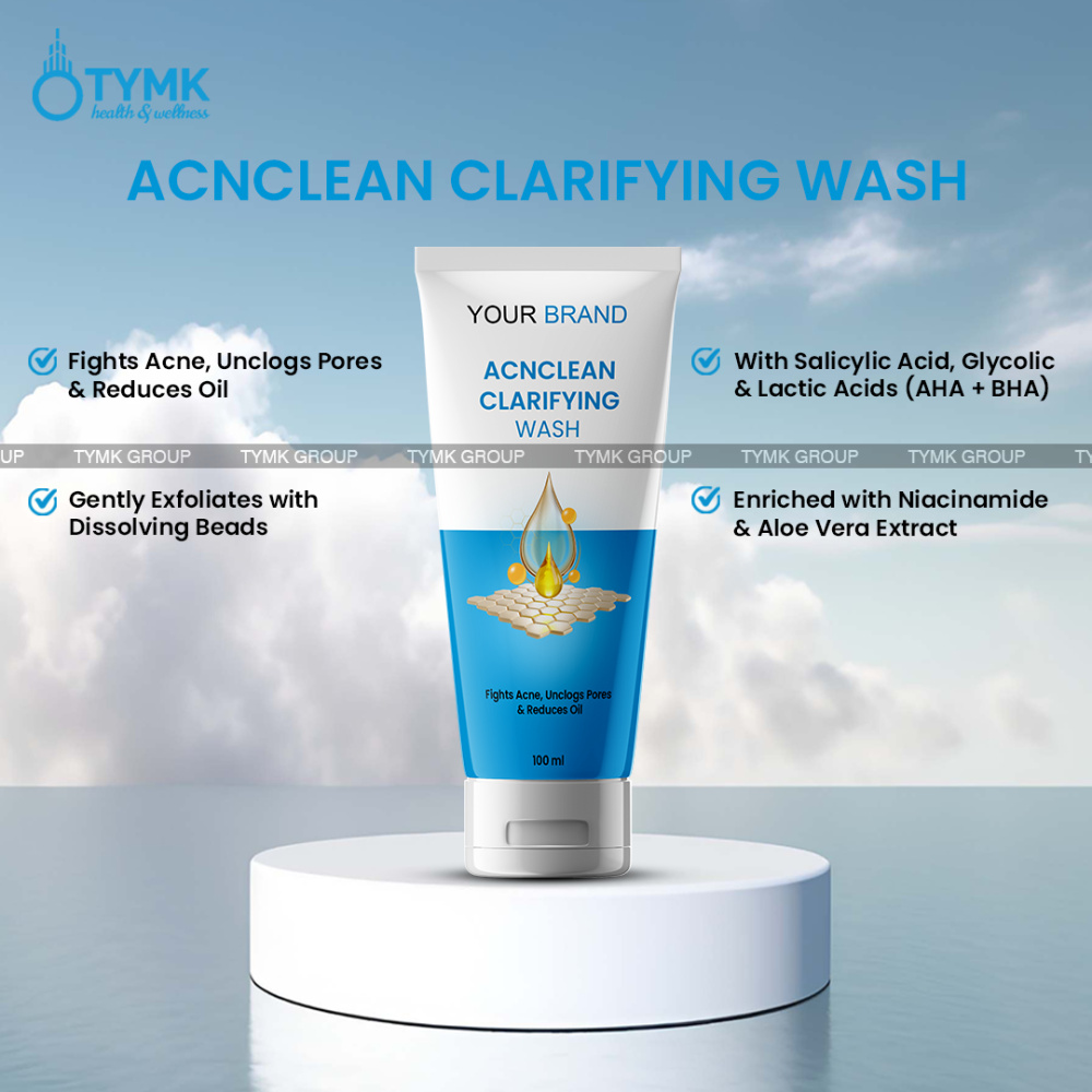 Acne Control FacewasH (With Salicylic Acid, Glycolic Acid, Lactic Acid, Niacinamide)