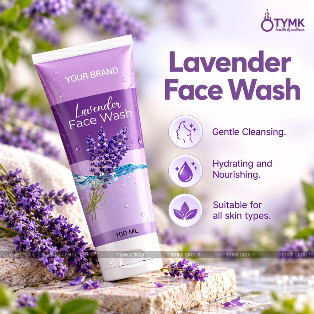 Lavender Face Wash (Transparent)