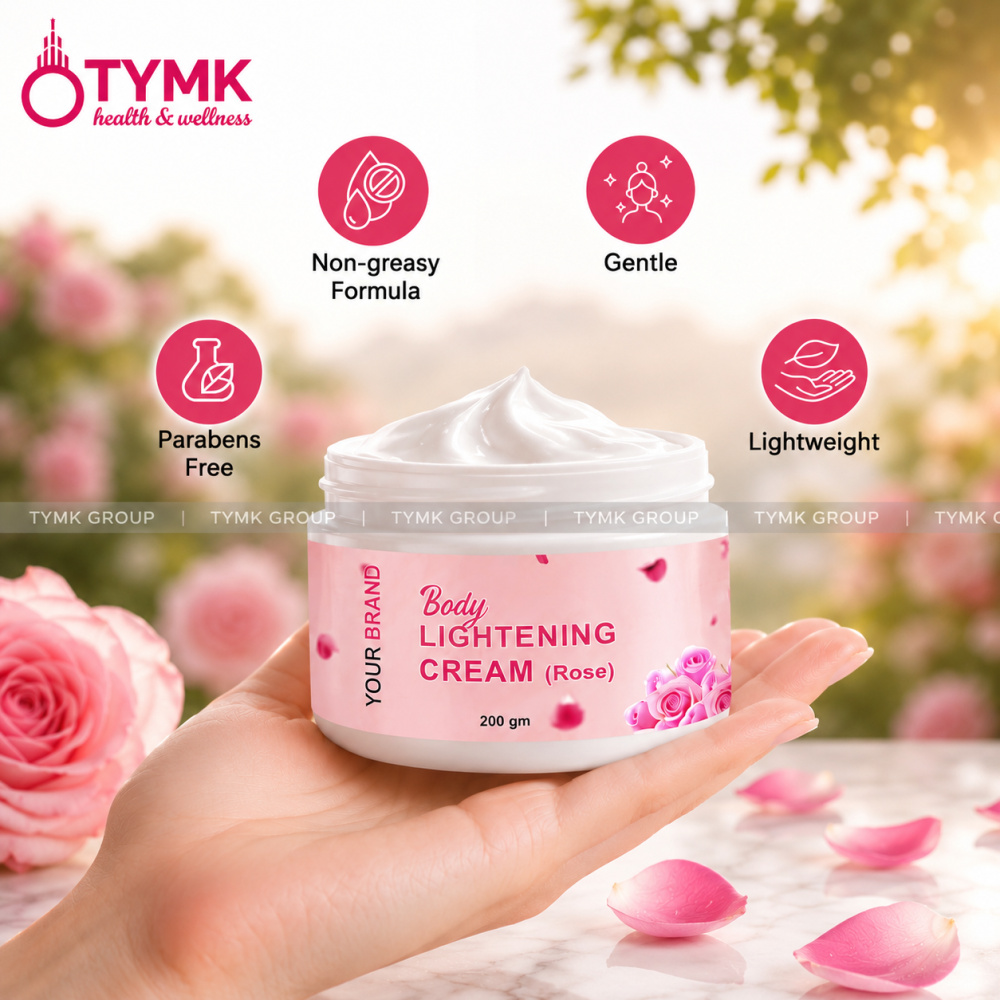 Body Lightening Cream (Rose, Honey & Milk)