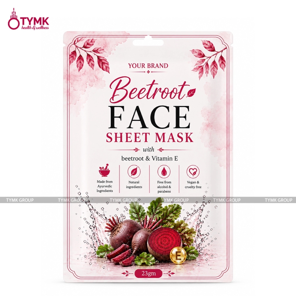 Beetroot Face Sheet Mask (98% Natural)