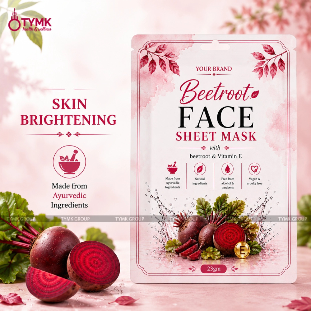 Beetroot Face Sheet Mask (98% Natural)