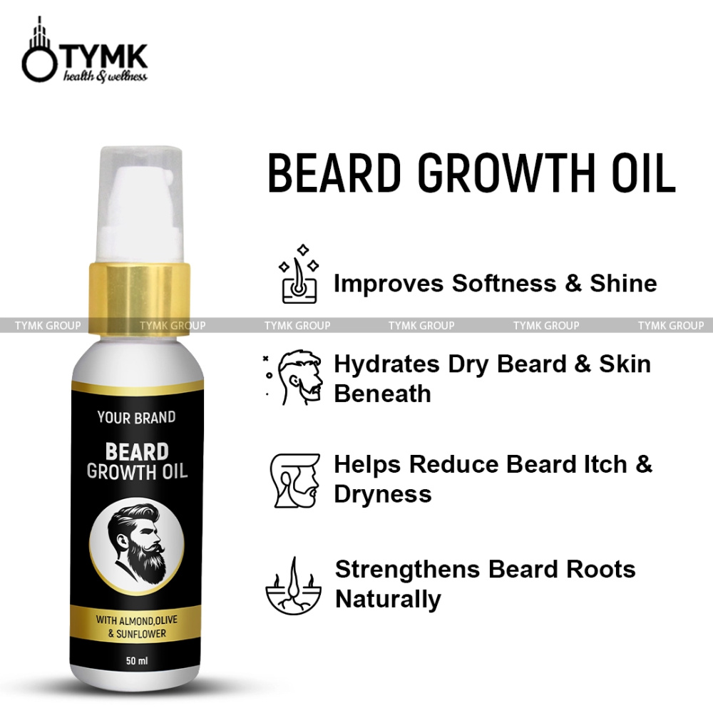 Beard Growth Oil  (with Almond,olive & Sunflower)