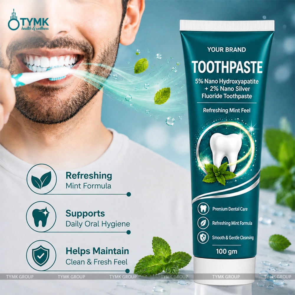 Toothpaste 2% NSF + 5% Nano Hydroxyapatite (Sulfate Free)