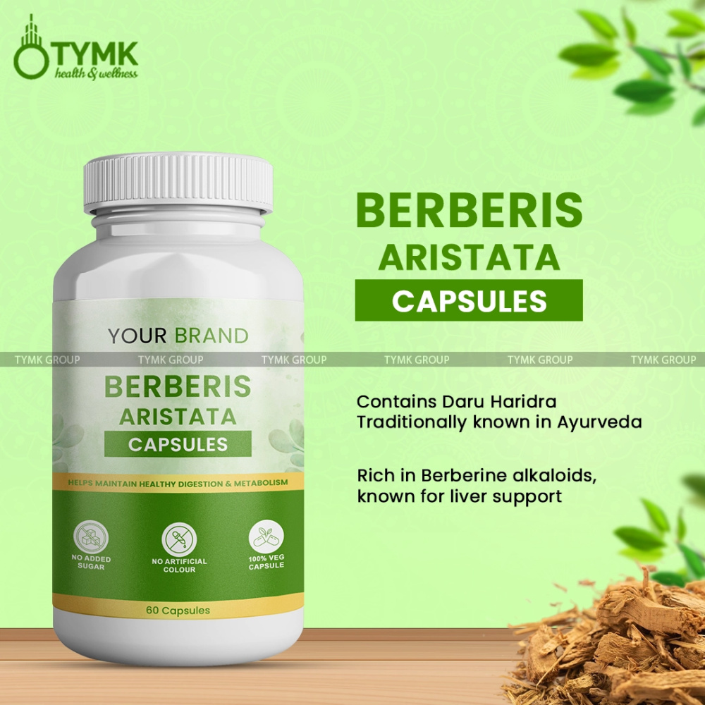 Berberis Aristata (Daru Haridra) - (VEG Capsules)