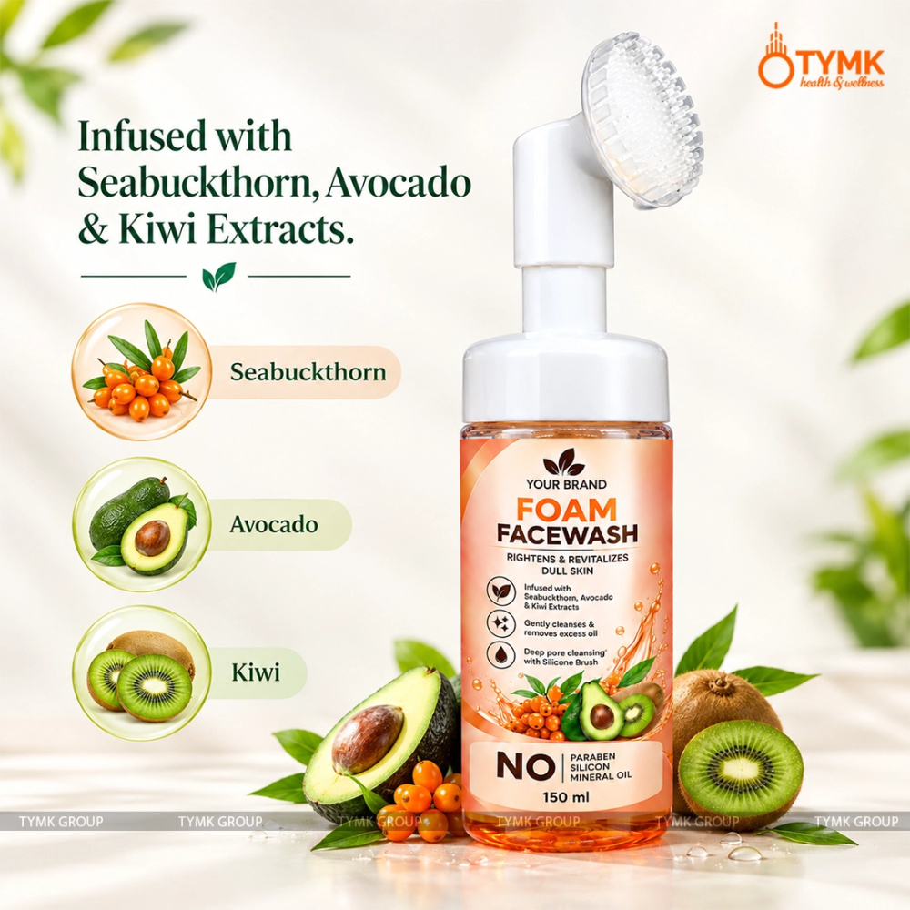 Foam Facewash - Sea Buckthorn, Avocado And Kiwi