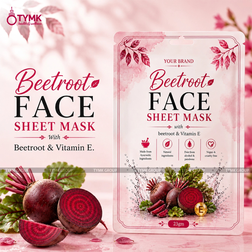 Beetroot Face Sheet Mask (98% Natural)