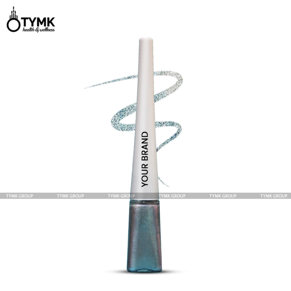 Glimmer Pop Holographic Liquid Eyeliner (Silver Pink Shade)