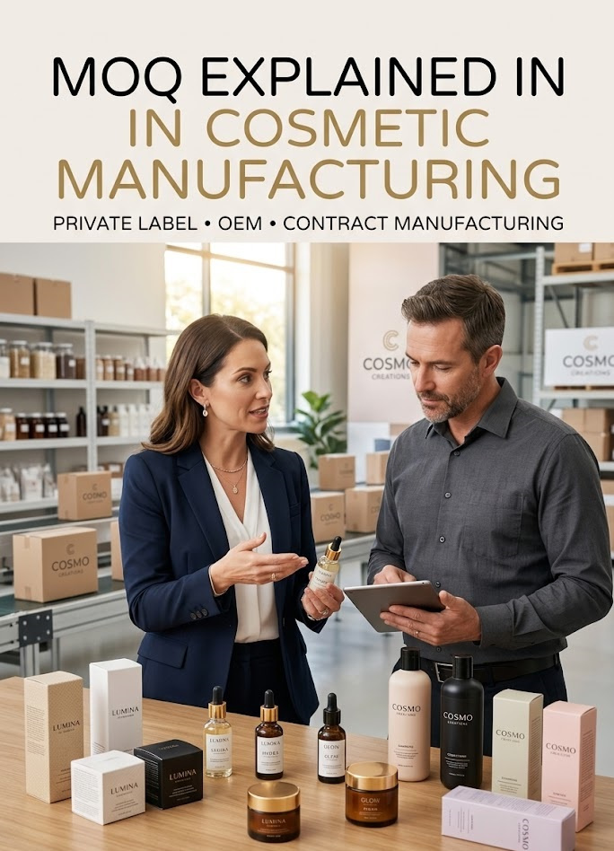 MOQ Explained in Cosmetic Manufacturing (With Real Examples)