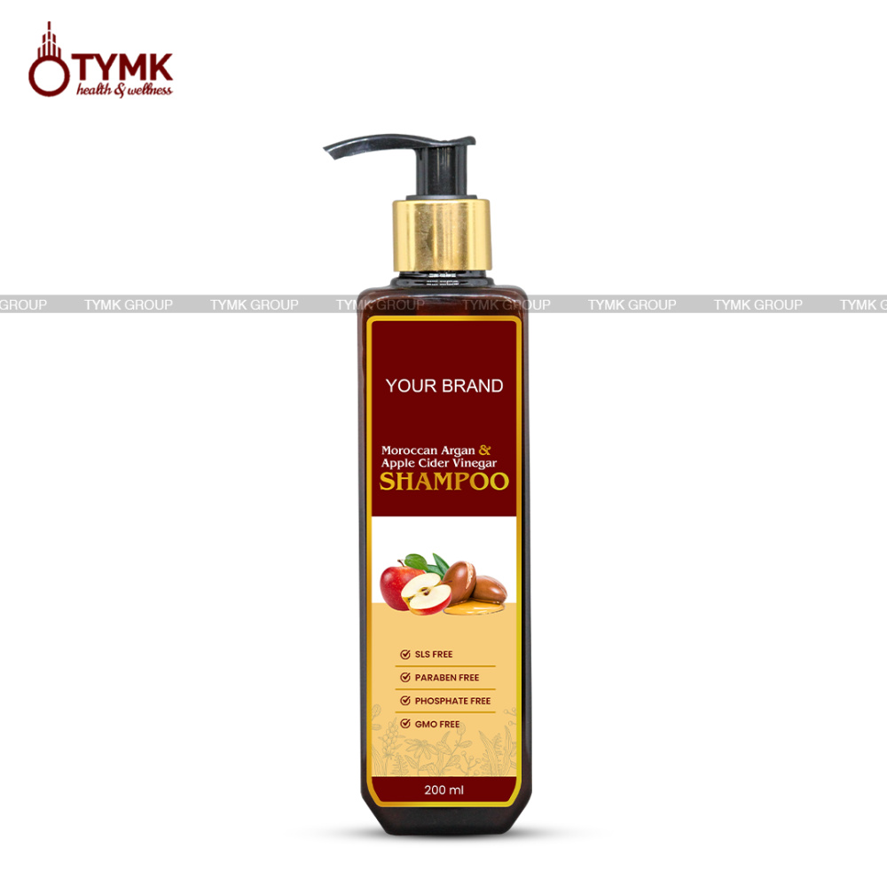 Moroccan Argan & Apple Cider Vinegar Shampoo (sls Free/paraben Free/phosphate Free/gmo Free)