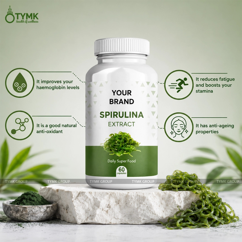 Spirulina Capsules (500 Mg)