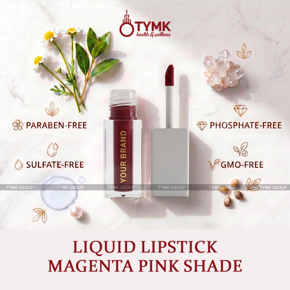 PRIME OPULENT - Liquid Lipstick (Magenta Pink Shade) (Long Lasting)