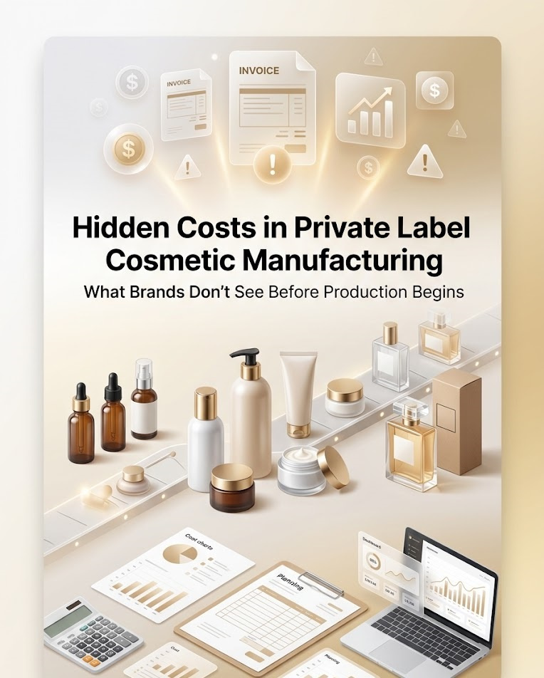 Hidden Costs in Private Label Cosmetic Manufacturing