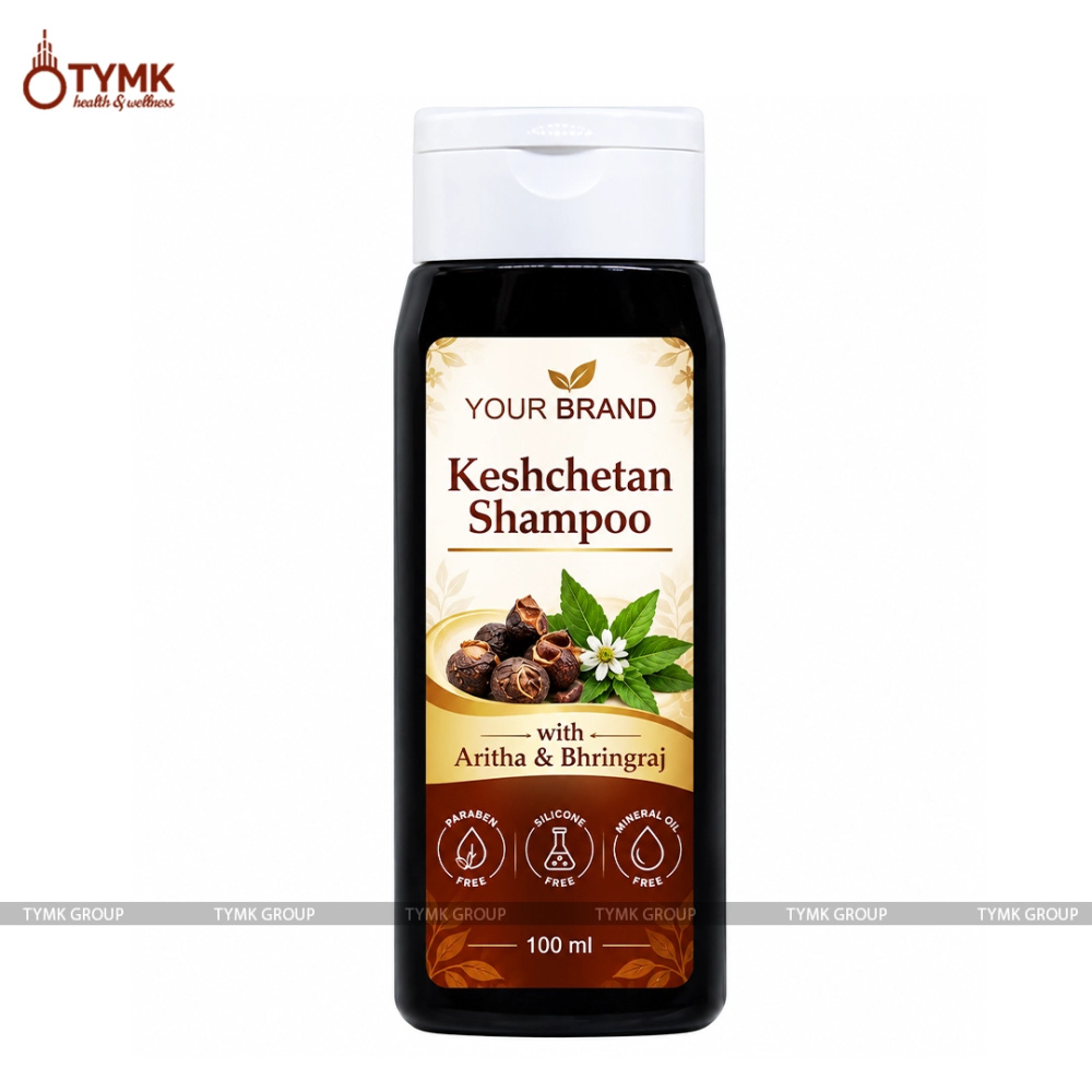 Keshchetan Shampoo (with ARITHA, HEENA & BHRINGRAJ EXTRACT)