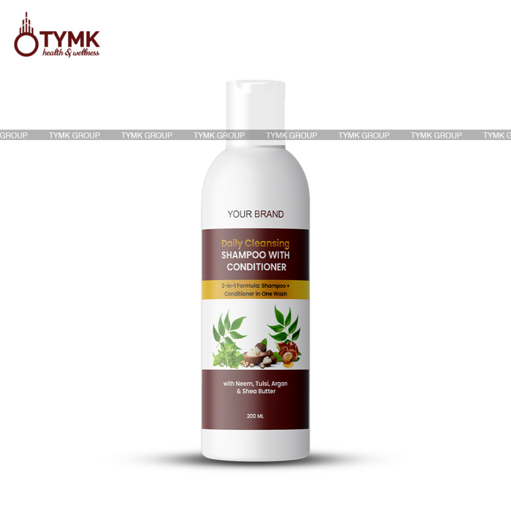 Daily Shampoo With Conditioner (with Neem, Tulsi, Argan & Shea Butter)