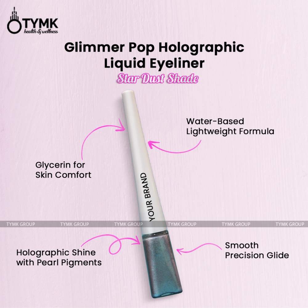 Glimmer Pop Holographic Liquid Eyeliner (Star Dust Shade)