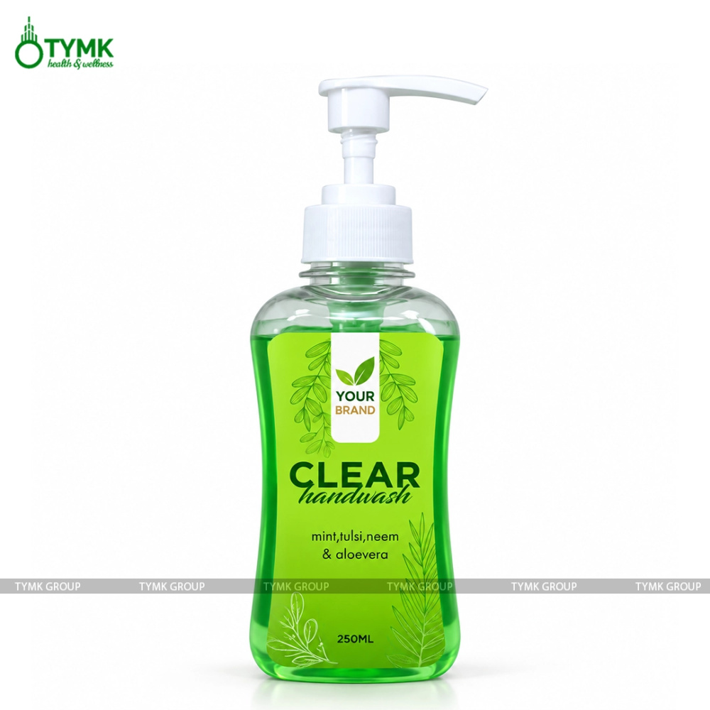 Clear Hand Wash ( Mint , Aloevera, Neem  & Tulsi)
