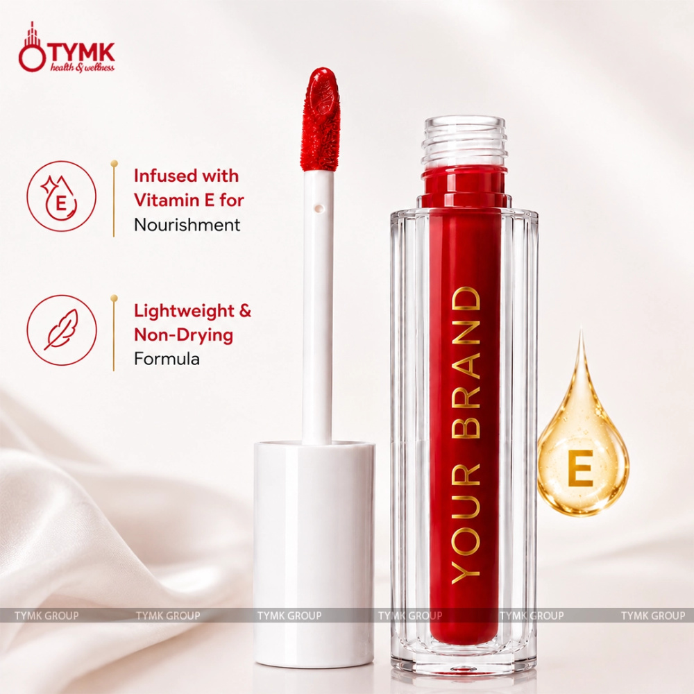 Opulent Glam Liquid Lipstick (Flush it Red) (Long Lasting)