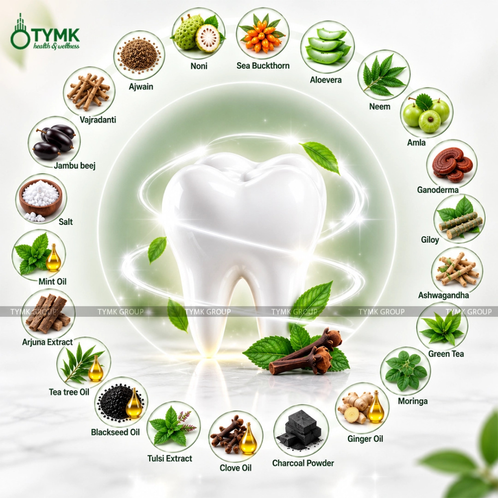 22 Herbs Toothpaste (Sulfate Base) (Clove Flavour)