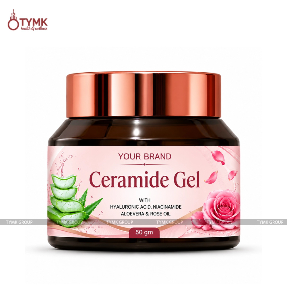 Ceramide Gel (With Hyaluronic Acid, Niacinamide, Aloevera & Rose Oil) (Fragrance Free)