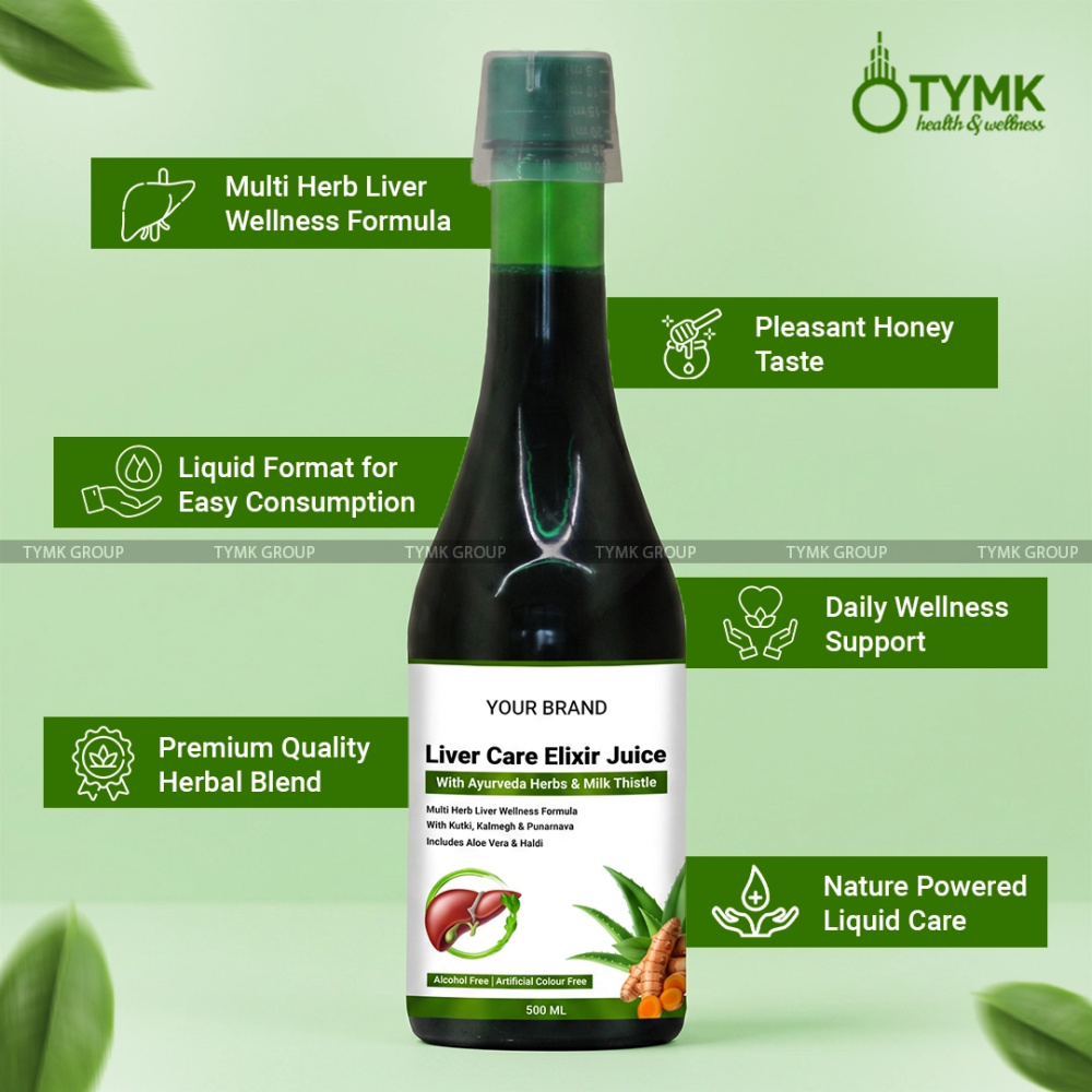 Liver Care Elixir Juice (With Ayurveda Herbs & Milk Thistle)