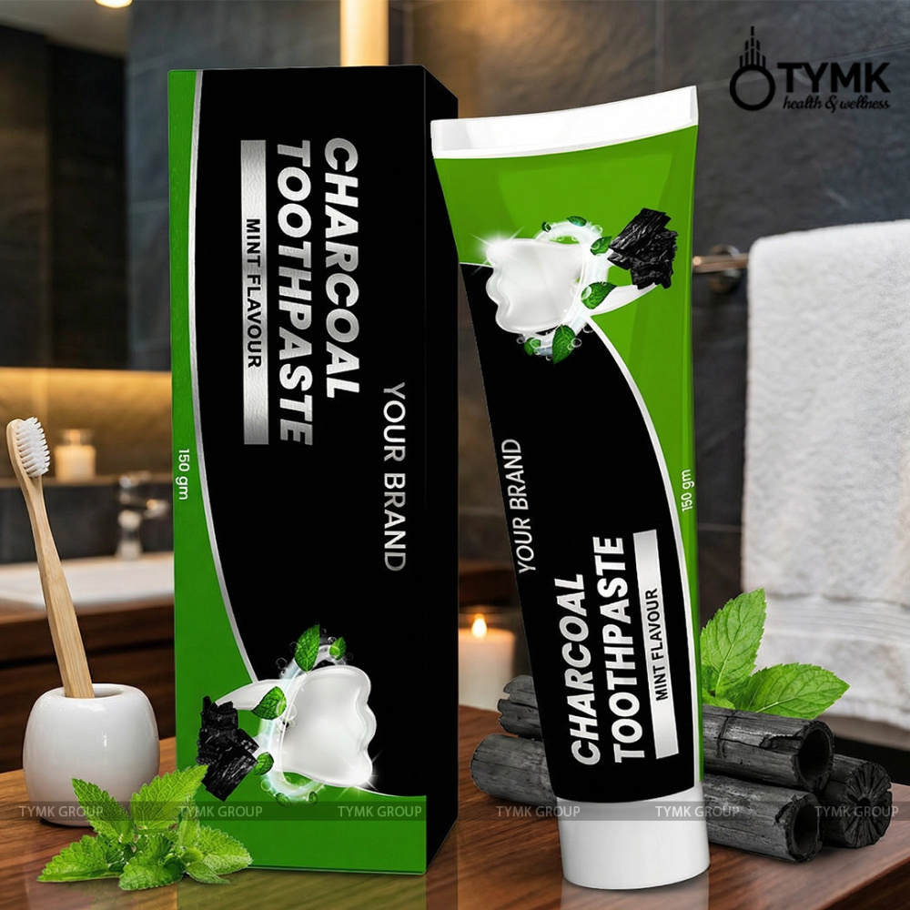 Charcoal Toothpaste (Sulfate Free) (Mint Flavour)
