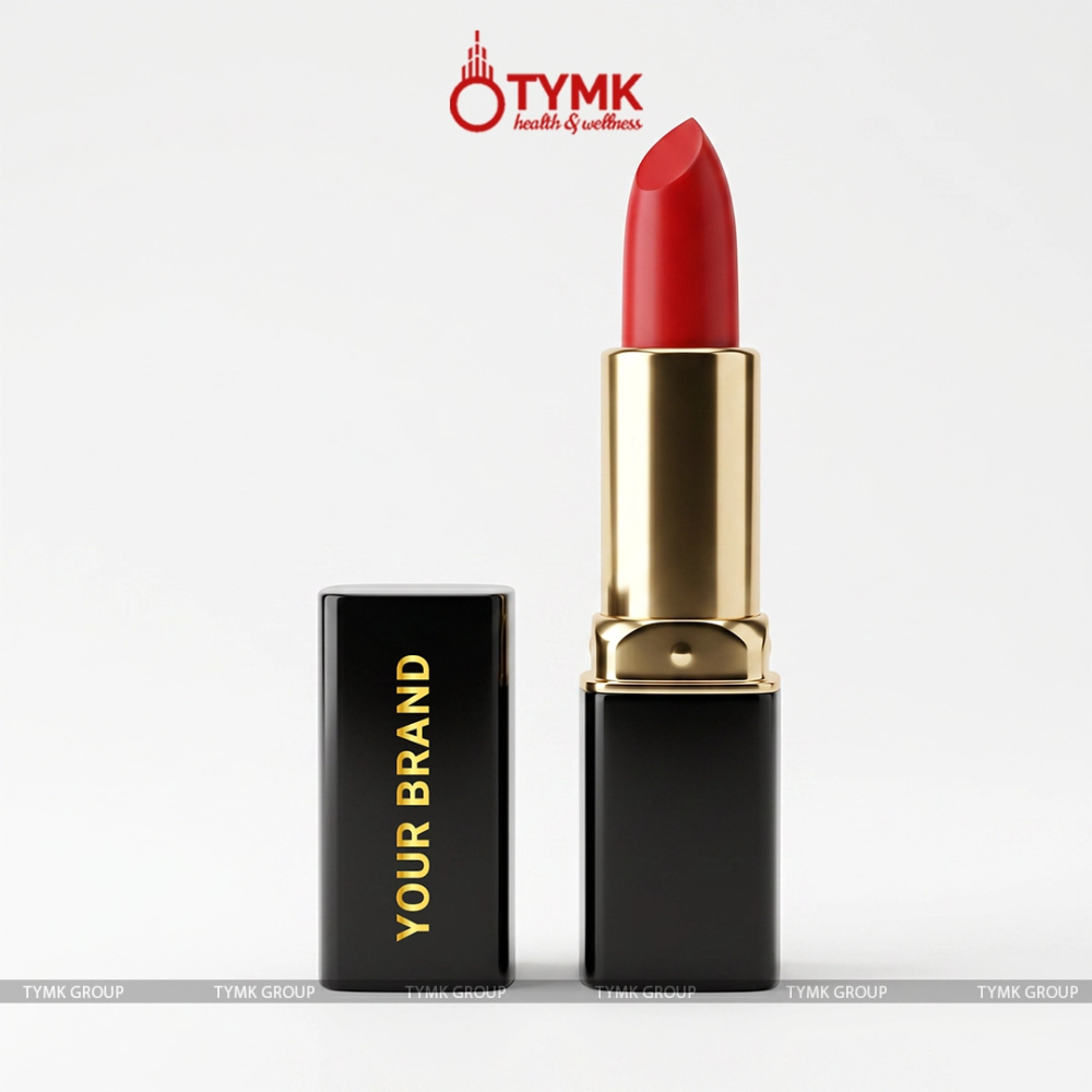 Bullet Lipstick (Bright Red) (Smudge & Transfer Proof)