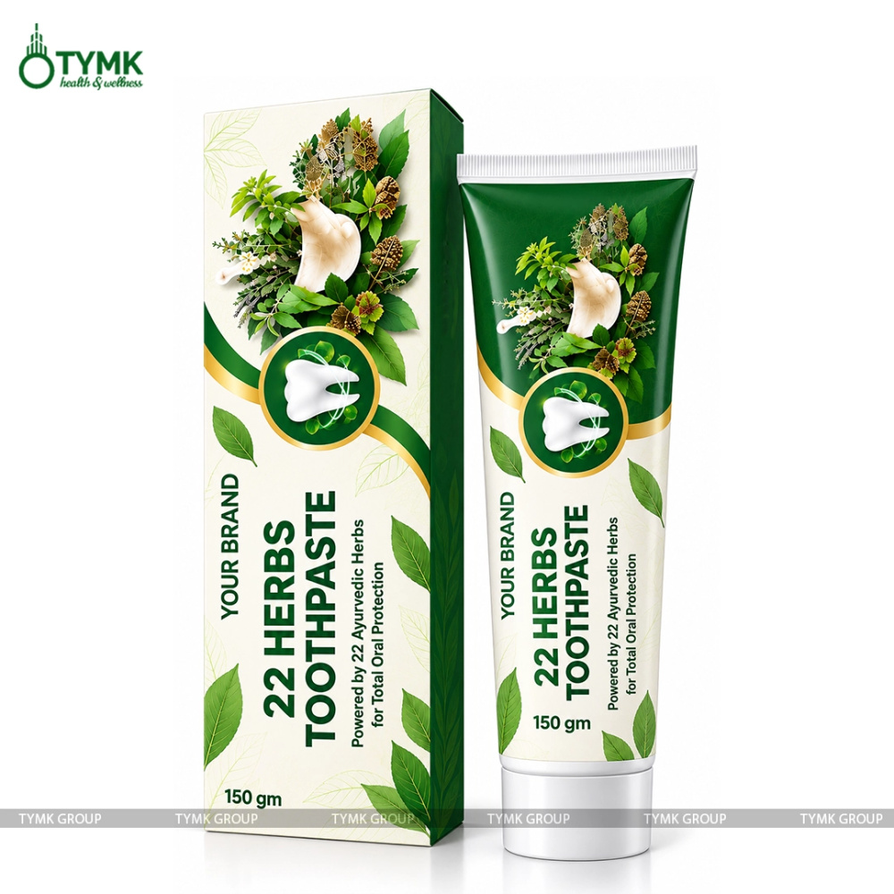 22 Herbs Toothpaste (Sulfate Base) (Clove Flavour)