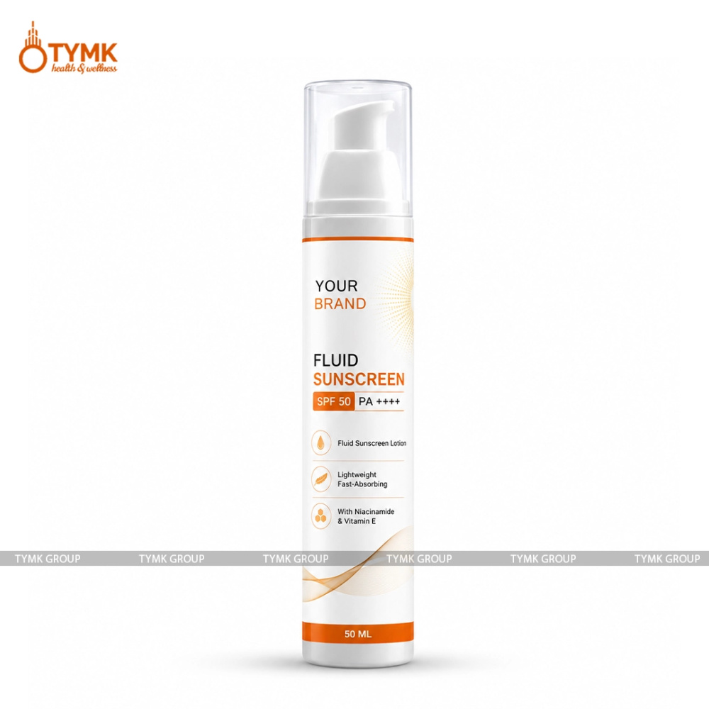 Fluid Sunscreen SPF 50 PA ++++ (With Niacinamide) (Airless Pump Formula)