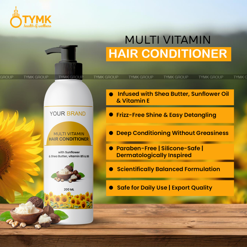 Multi Vitamin Hair Conditioner For All Types (with Sunflower & Shea Butter) (vitamin B5 & B6)