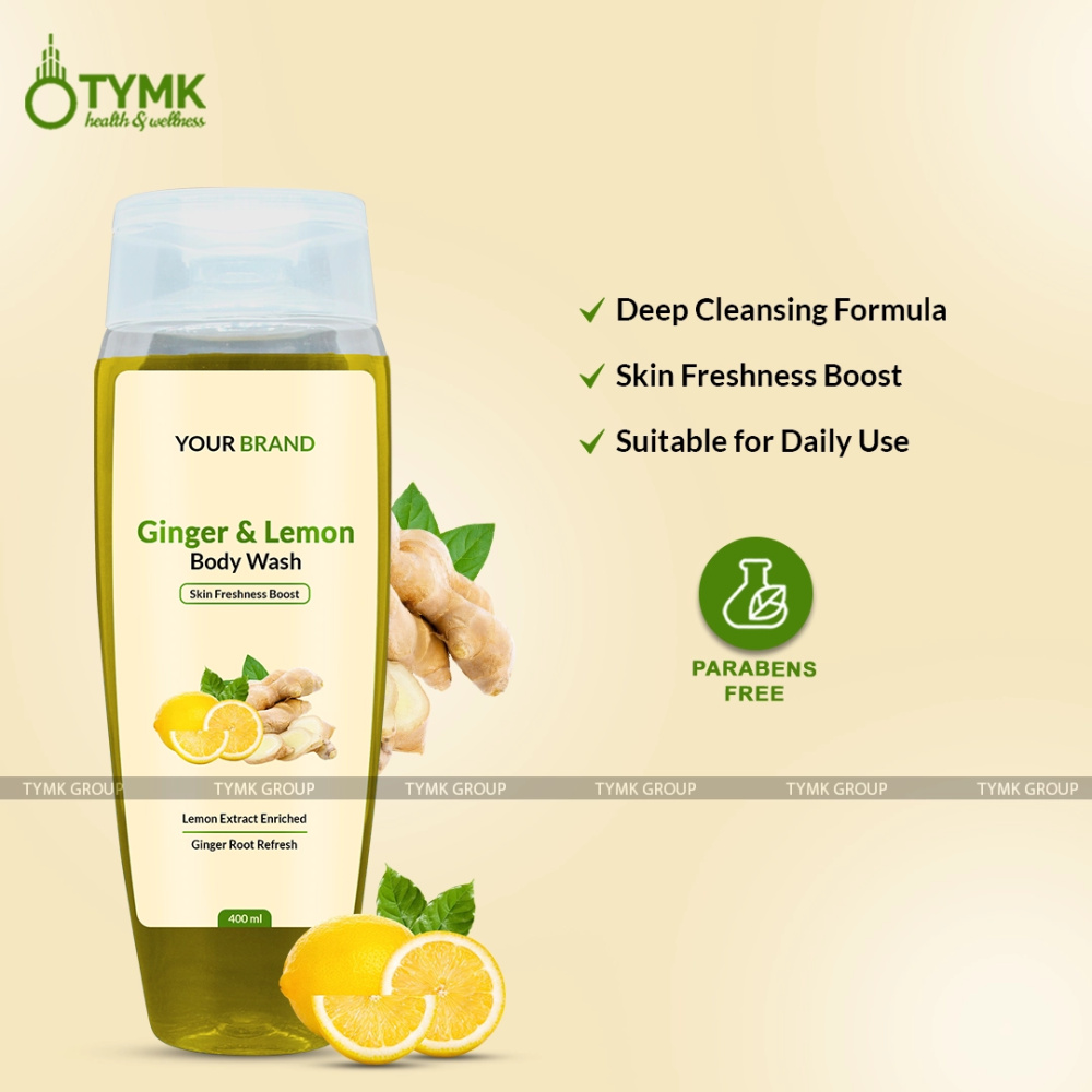 Ginger & Lemon Body Wash (paraben Free)