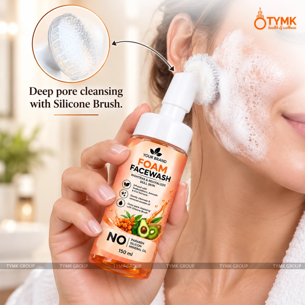 Foam Facewash - Sea Buckthorn, Avocado And Kiwi