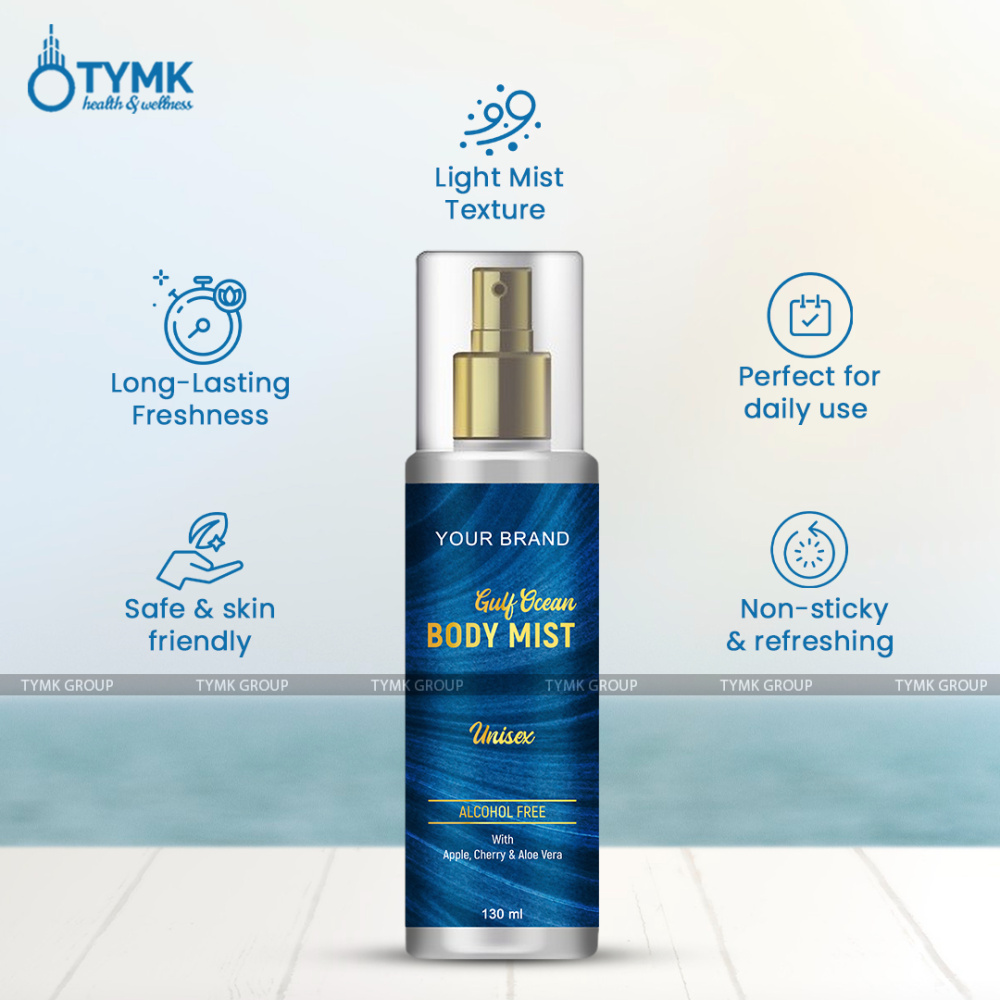 Gulf Ocean Body Mist/ DEO ( ❗ALCOHOL Free) Unisex - (with Apple, Cherry & Aloe Vera)