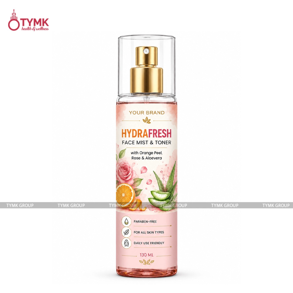 HydraFresh Face Mist & Toner (with Orange Peel, Rose & Aloevera)