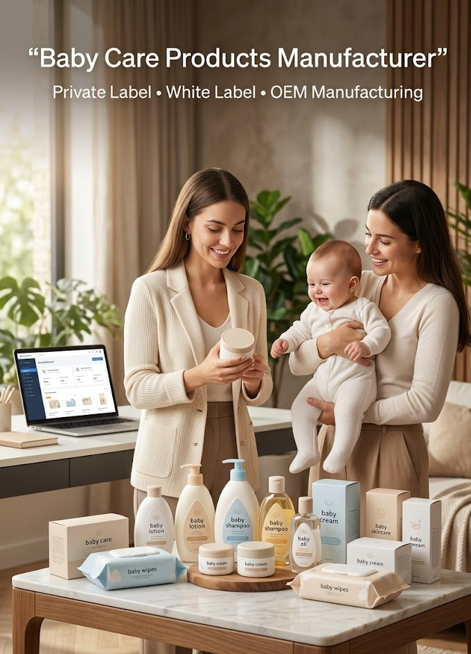 Baby Care Products Manufacturer: Why Modern Brands Prefer Private Label Manufacturing