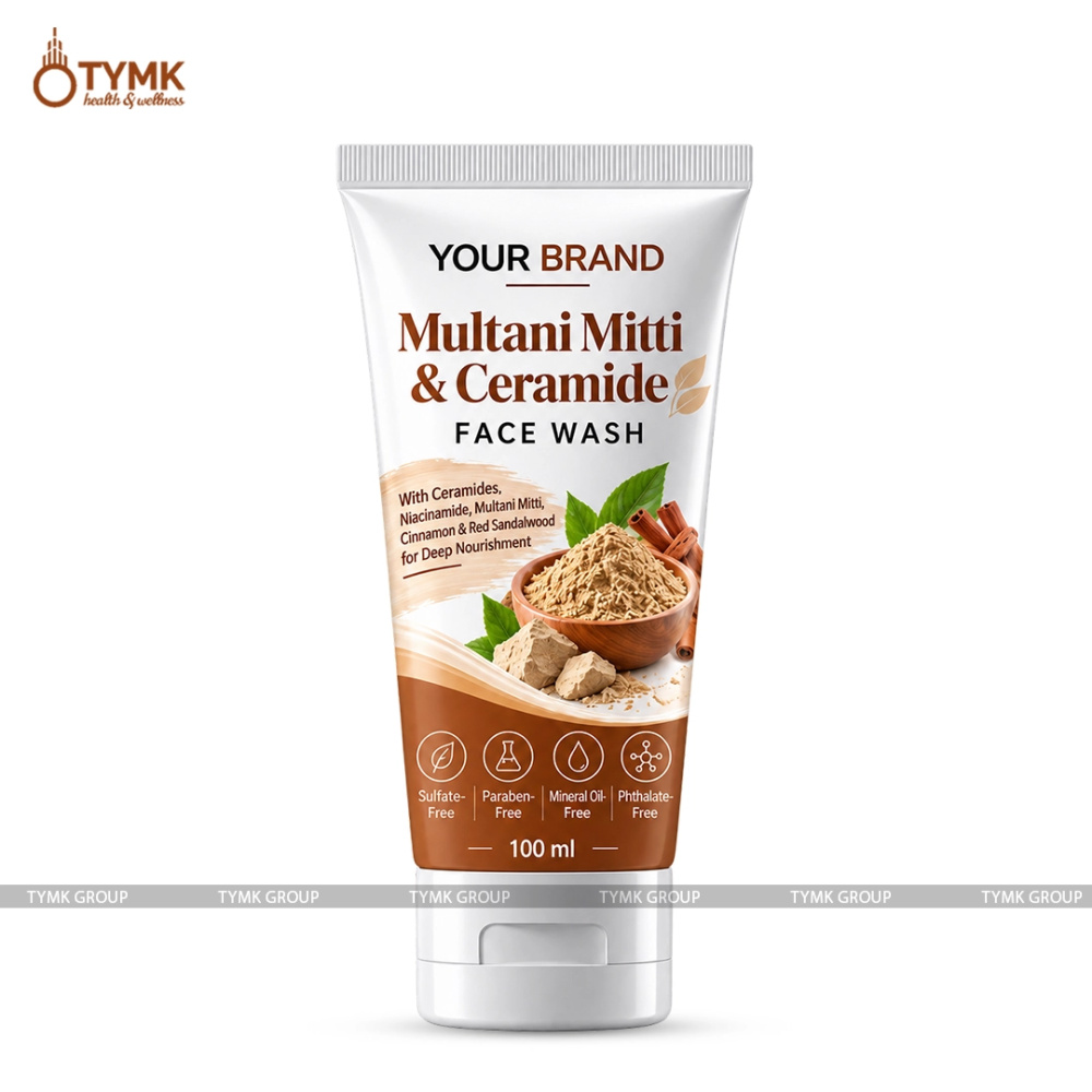 Multani Mitti & Ceramide - Sulfate Free/ Cream Based Face Wash (with Cinnamon)