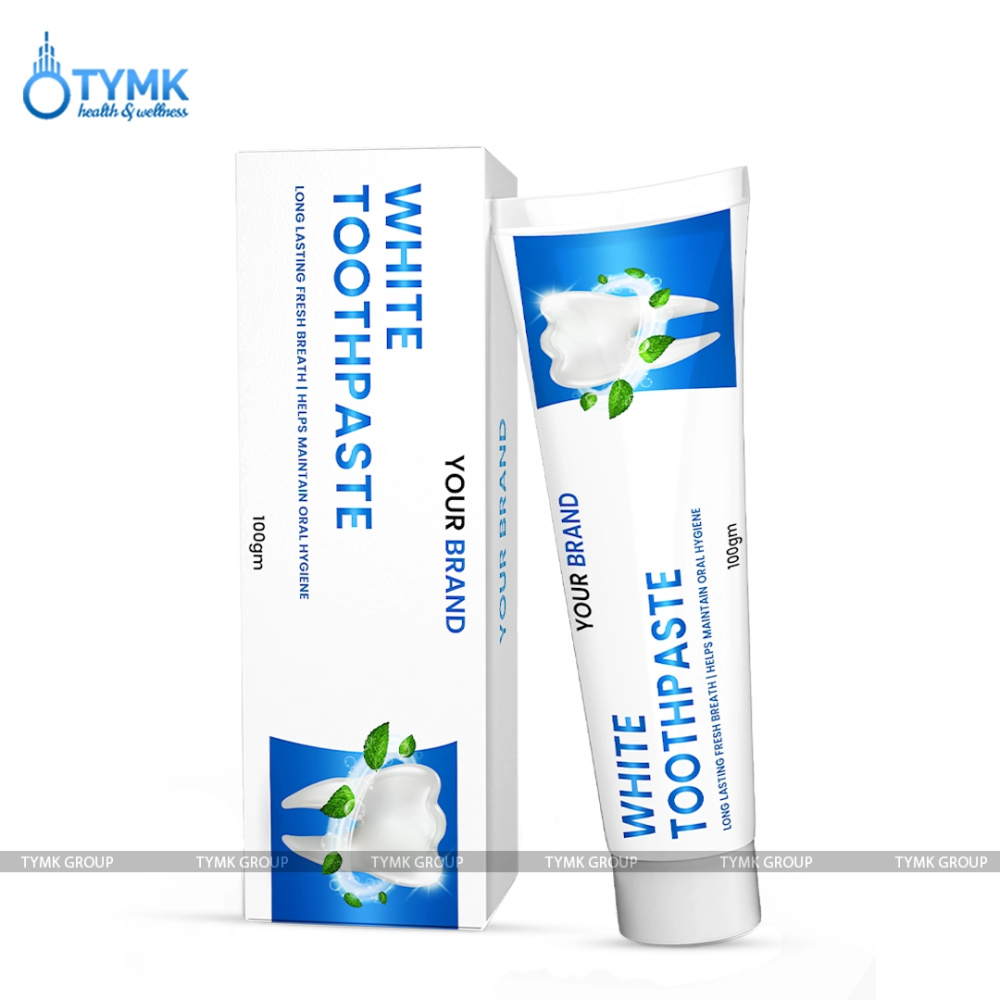 White Toothpaste (Sulfate Based) (With Fluoride, Turmeric, Peppermint, Neem, Menthol & Aloevera)