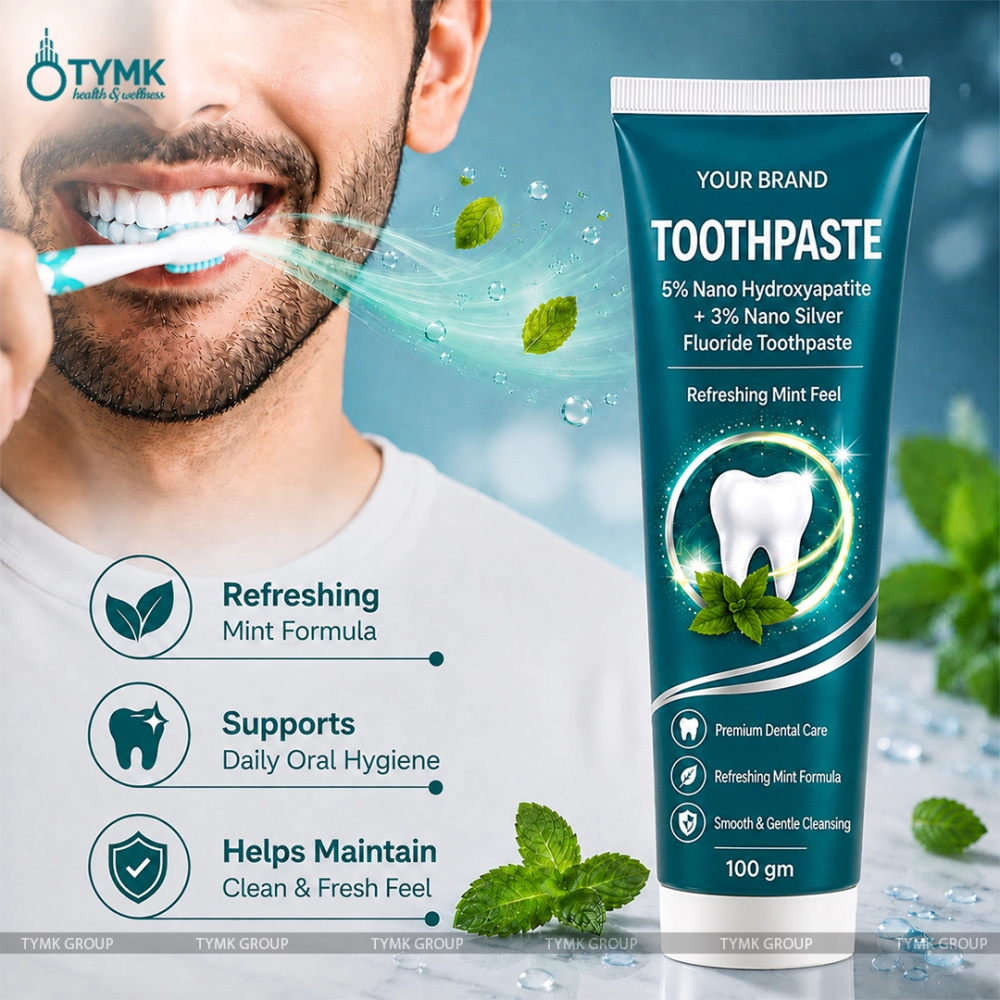 Toothpaste 3% NSF + 5% Nano Hydroxyapatite (Sulfate Free)