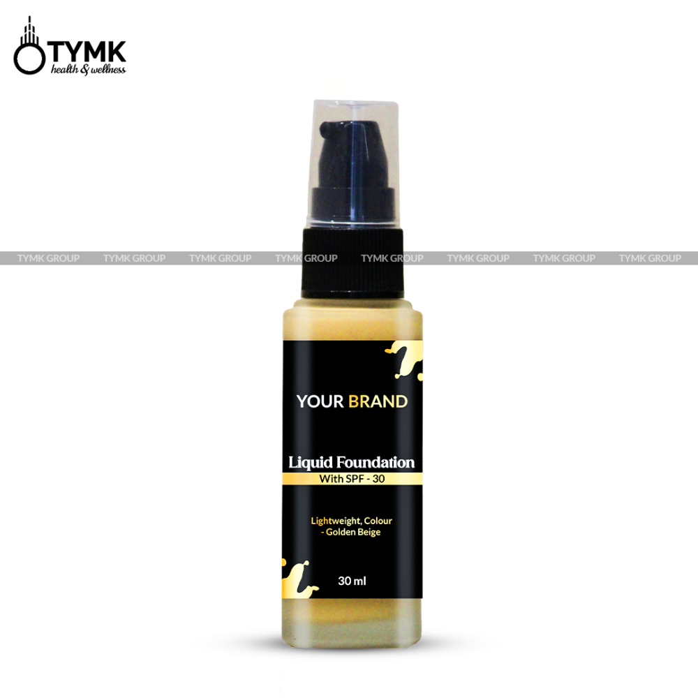 Liquid Foundation (With SPF - 30) - Lightweight ( 🎨 Golden Beige)