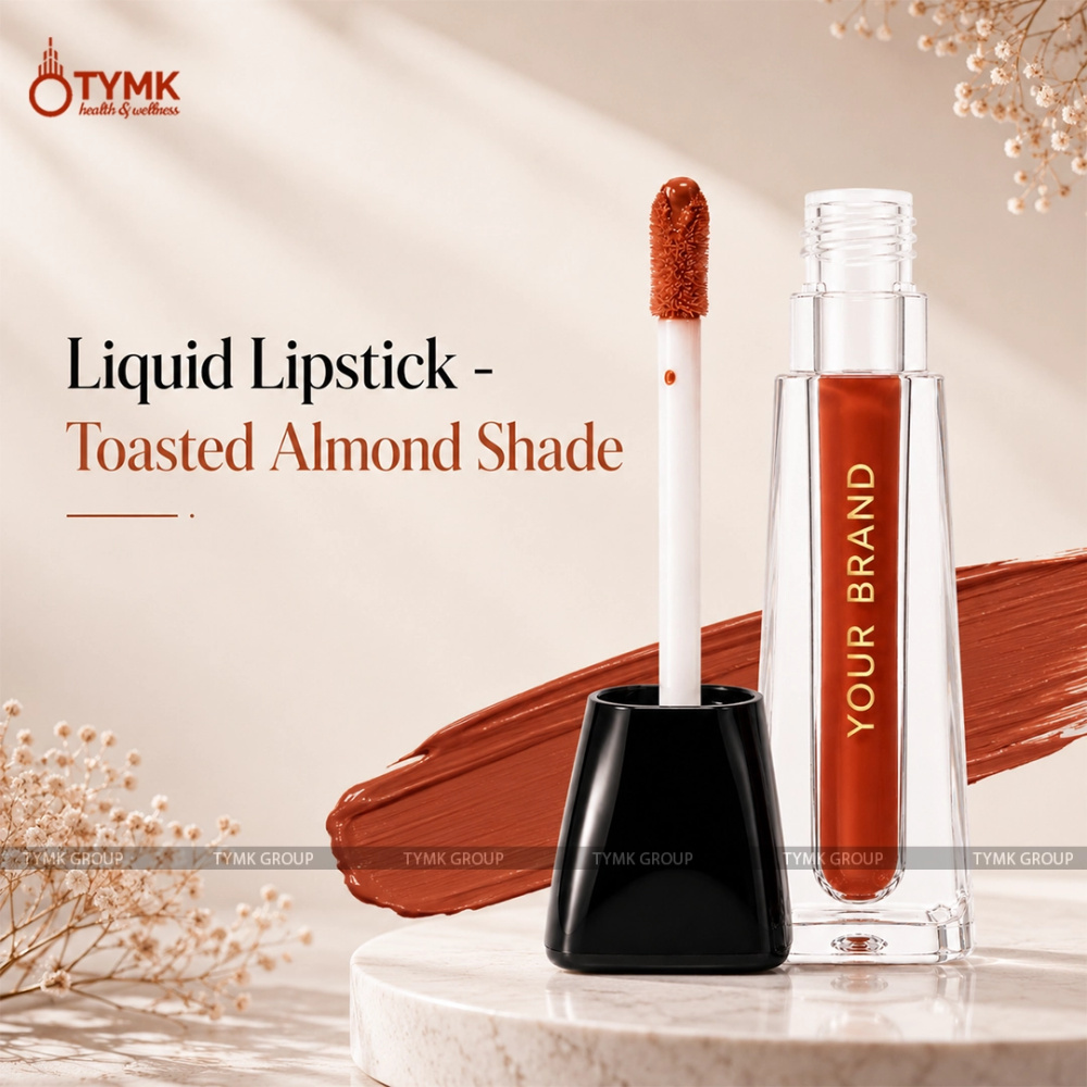 Opulent Glam Liquid Lipstick (Toasted Almond) (Long Lasting)