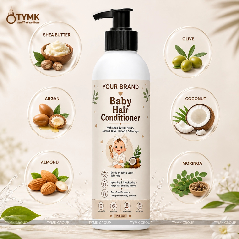 Baby Hair Conditioner (with Shea Butter, Argan & Moringa)