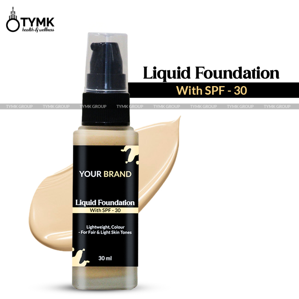 Liquid Foundation (With SPF - 30) - Lightweight ( 🎨 COLOUR- For Fair & Light Skin Tones)