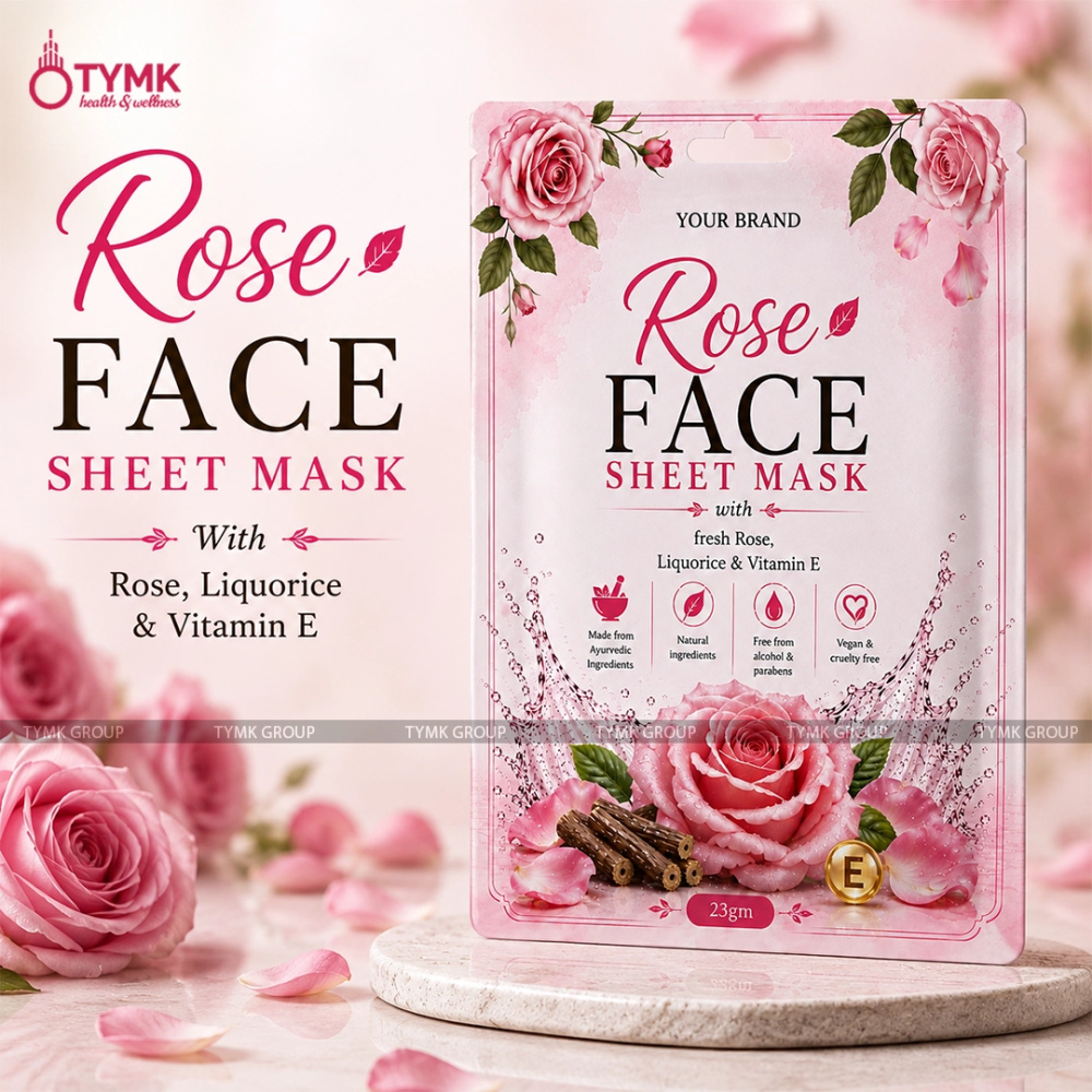 Rose Face Sheet Mask (98% Natural)