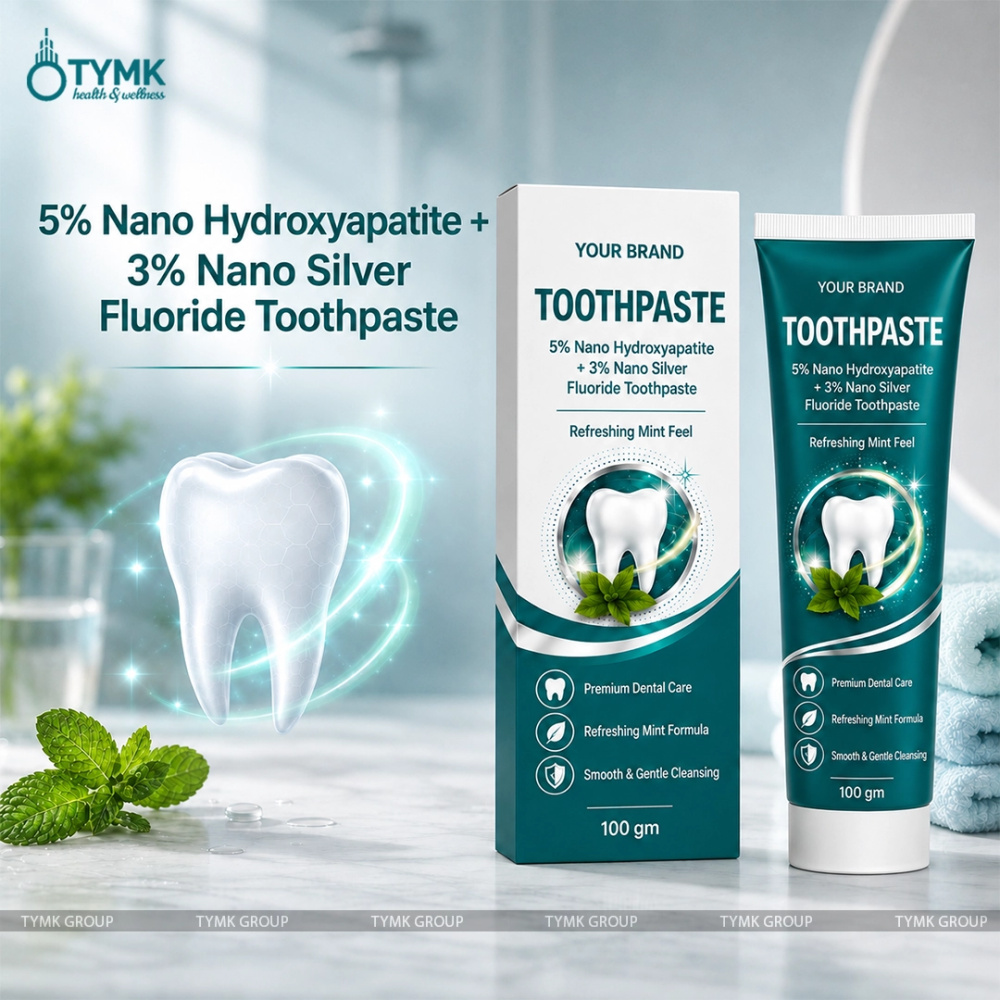 Toothpaste 3% NSF/ (Nano Silver Fluoride) + 5% NHA/ Nano Hydroxyapatite - Mint Flavour (Sulfate Free)