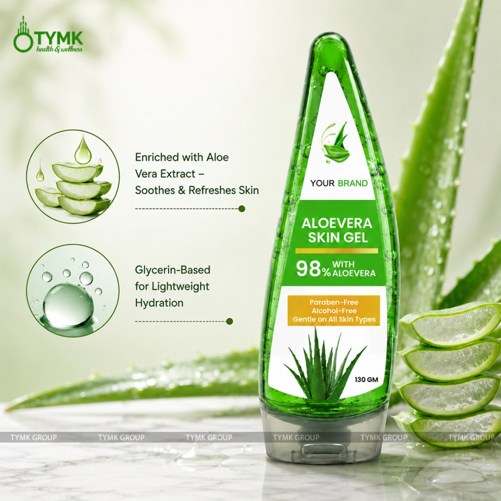 Aloe Vera Skin Gel (with 98 % Aloe Vera)