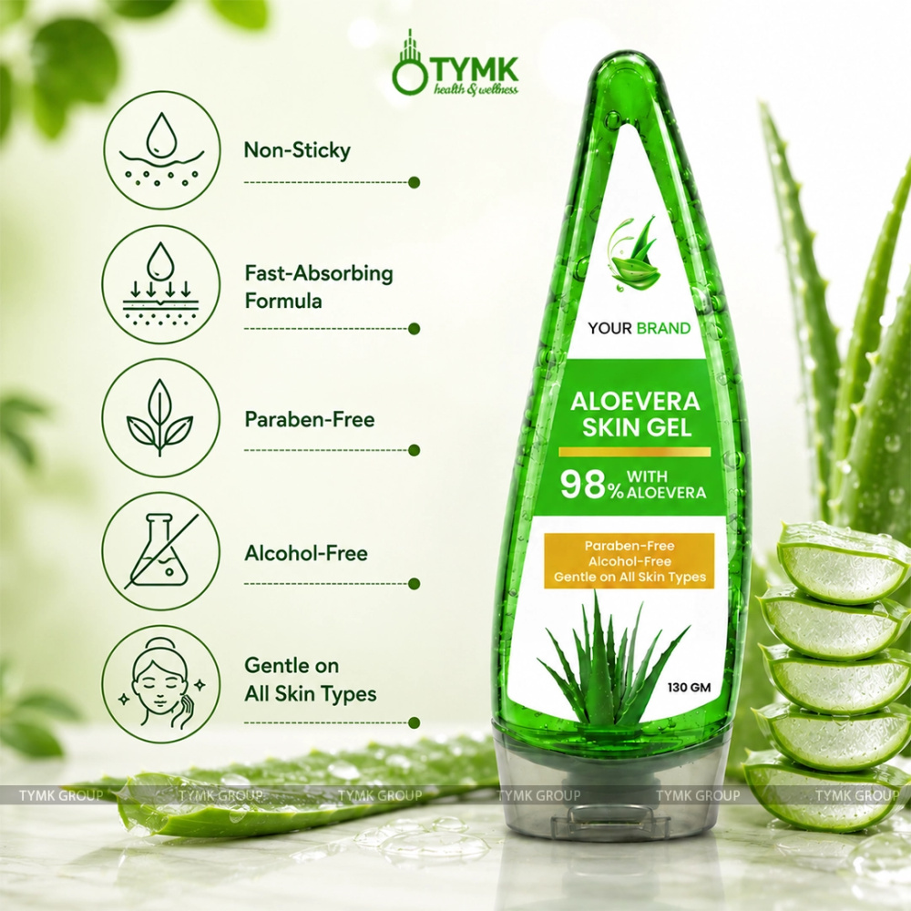 Aloe Vera Skin Gel (with 98 % Aloe Vera)