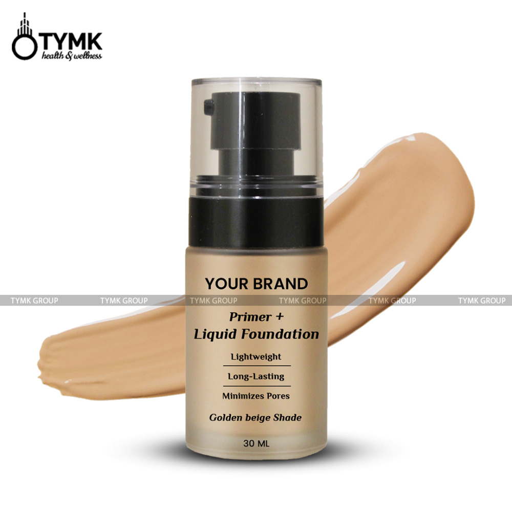 Primer + Liquid Foundation (SPF 15) - Golden beige Shade