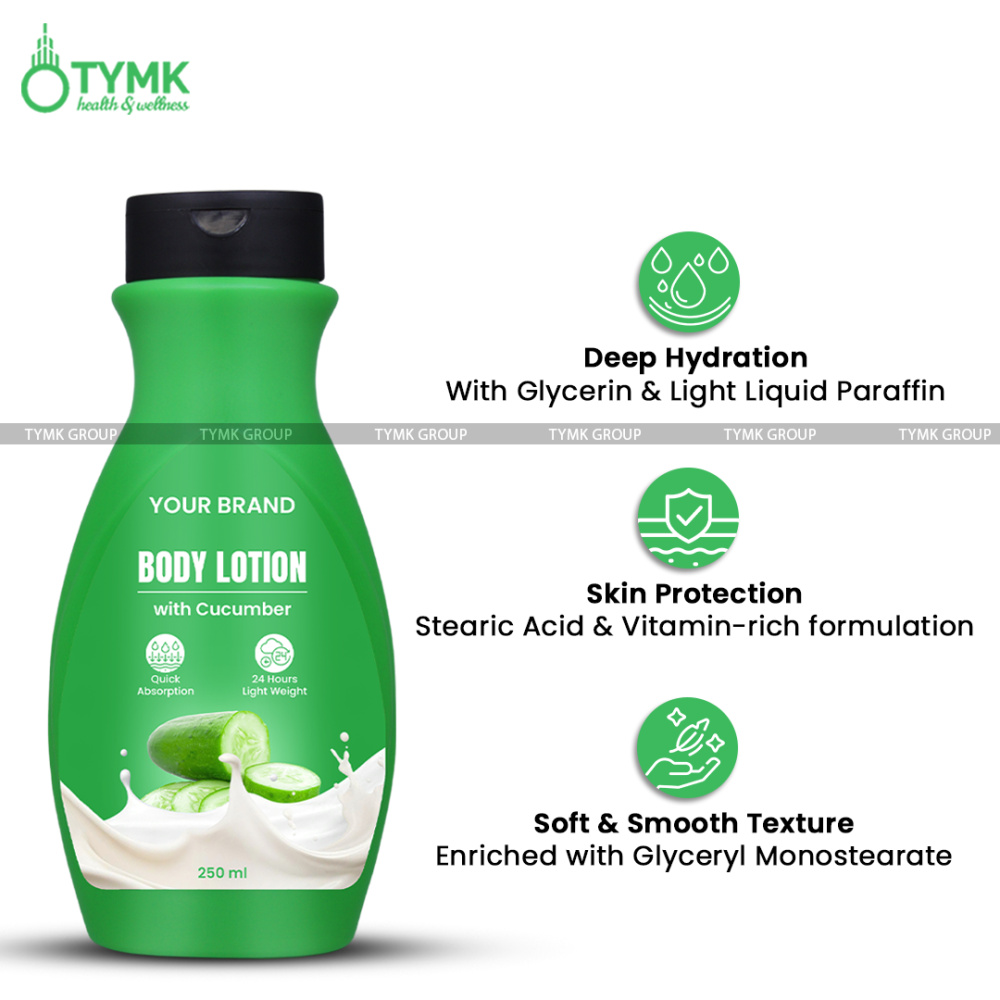 Body Lotion For 24 Hours Light Weight (with Cucumber & Quick Absorption)